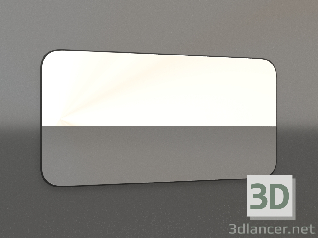 3D modeli Ayna ZL 27 (850x450, siyah) - önizleme