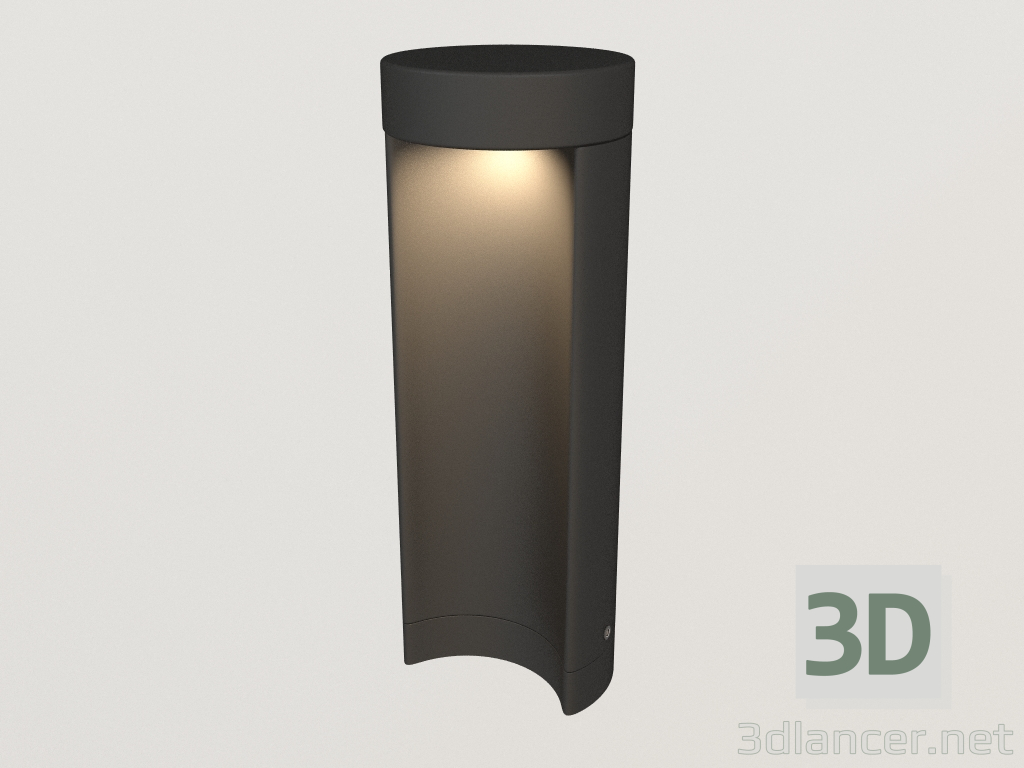 modello 3D Lampada LGD-Path-Round90-H250B-7W - anteprima