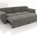 3d model Sofa-bed three-section straight LOUNGE (expanded) - preview