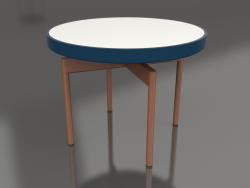 Table basse ronde Ø60 (Gris bleu, DEKTON Zenith)