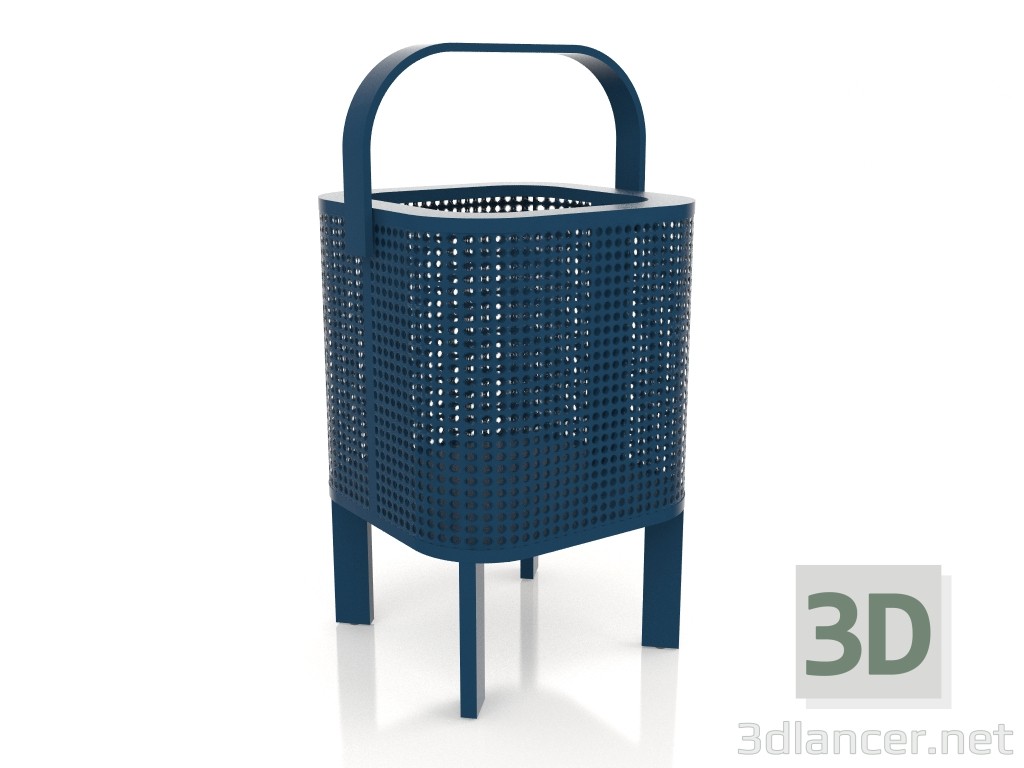 3d model Box for candles 1 (Grey blue) - preview