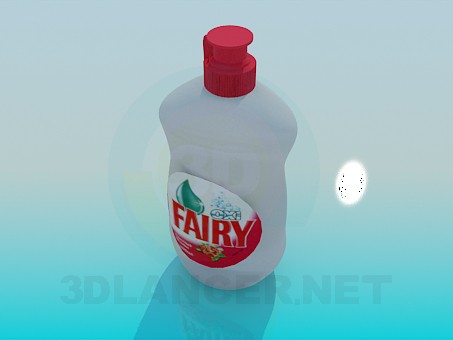 3d model bottle Fairy - preview 3d model bottle Fairy - preview