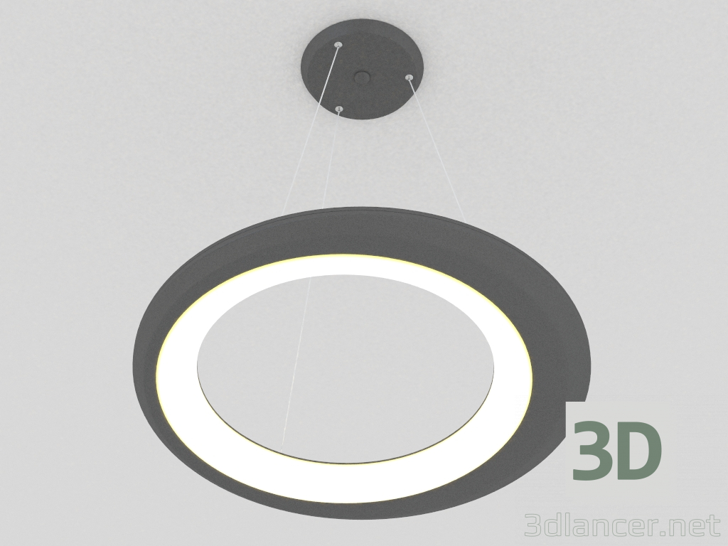 modello 3D lampada a sospensione LED (DL18558_01 D650 SB) - anteprima