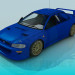 3D modeli Subaru impreza - önizleme