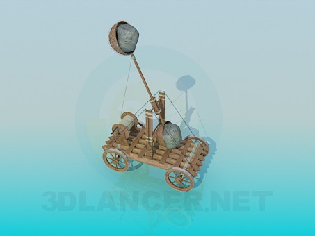 3d модель Катапульта – превью 3d модель Катапульта – превью