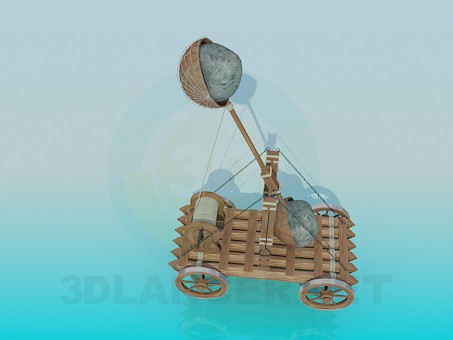 3d модель Катапульта – превью 3d модель Катапульта – превью