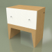 3d model Bedside table STILL NEW (freza shevron ral 9003 dub) - preview
