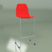 3d model Bar stool Lightweight (red) - preview