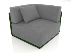 Seção 6 do módulo do sofá (verde garrafa)