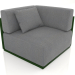 Modelo 3d Seção 6 do módulo do sofá (verde garrafa) - preview