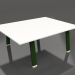 3d model Coffee table 90 (Bottle green, Phenolic) - preview