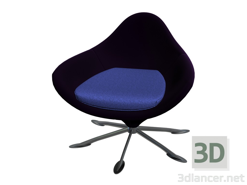 modello 3D Poltrona Poltrone astra - anteprima