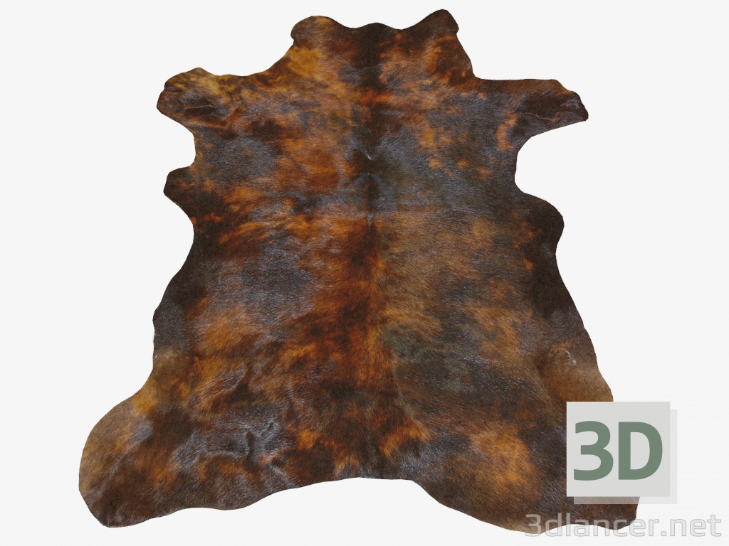 3 डी मॉडल गाय की त्वचा का बना कालीन (1800х2000) - पूर्वावलोकन