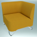 3d model Angular armchair (1C) - preview