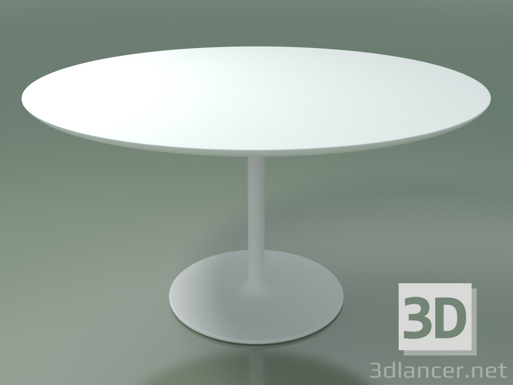 modèle 3D Table ronde 0635 (H 74 - P 134 cm, F01, V12) - preview