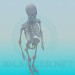 3d model Human skeleton - preview
