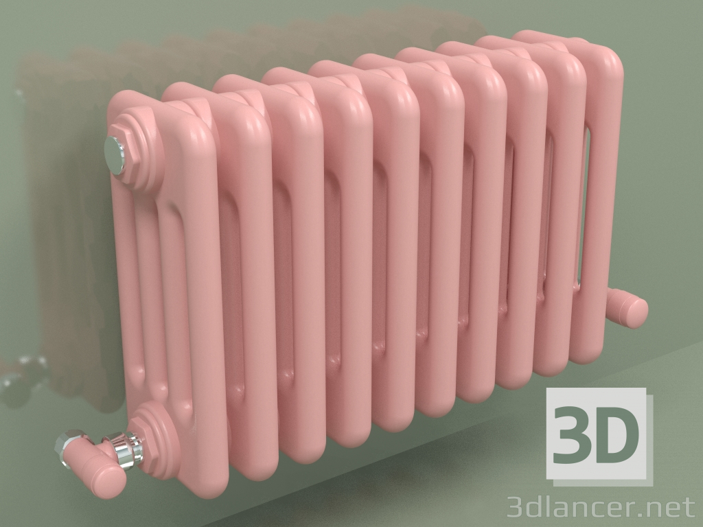 3 डी मॉडल रेडिएटर TESI 4 (H 300 10EL, गुलाबी - RAL 3015) - पूर्वावलोकन