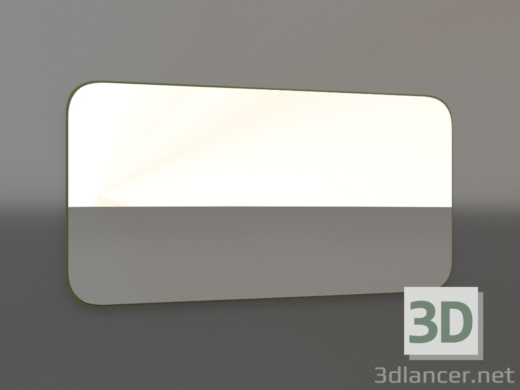 3d модель Зеркало ZL 27 (850x450, green) – превью
