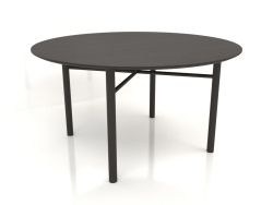 Table à manger DT 02 (option 1) (D=1400x750, bois brun foncé)