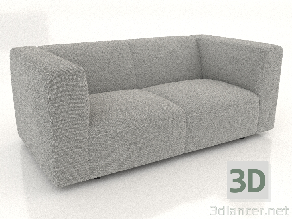 3D modeli 2 kişilik kanepe (L) - önizleme