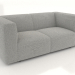 3D Modell 2-Sitzer-Sofa (L) - Vorschau