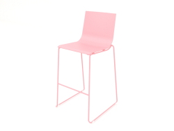 High stool model 1 (Pink)