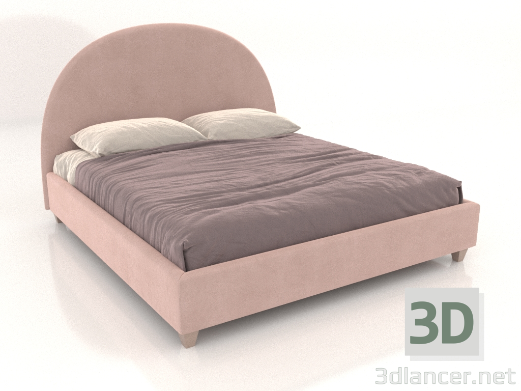 3D Modell Luna-Bett - Vorschau