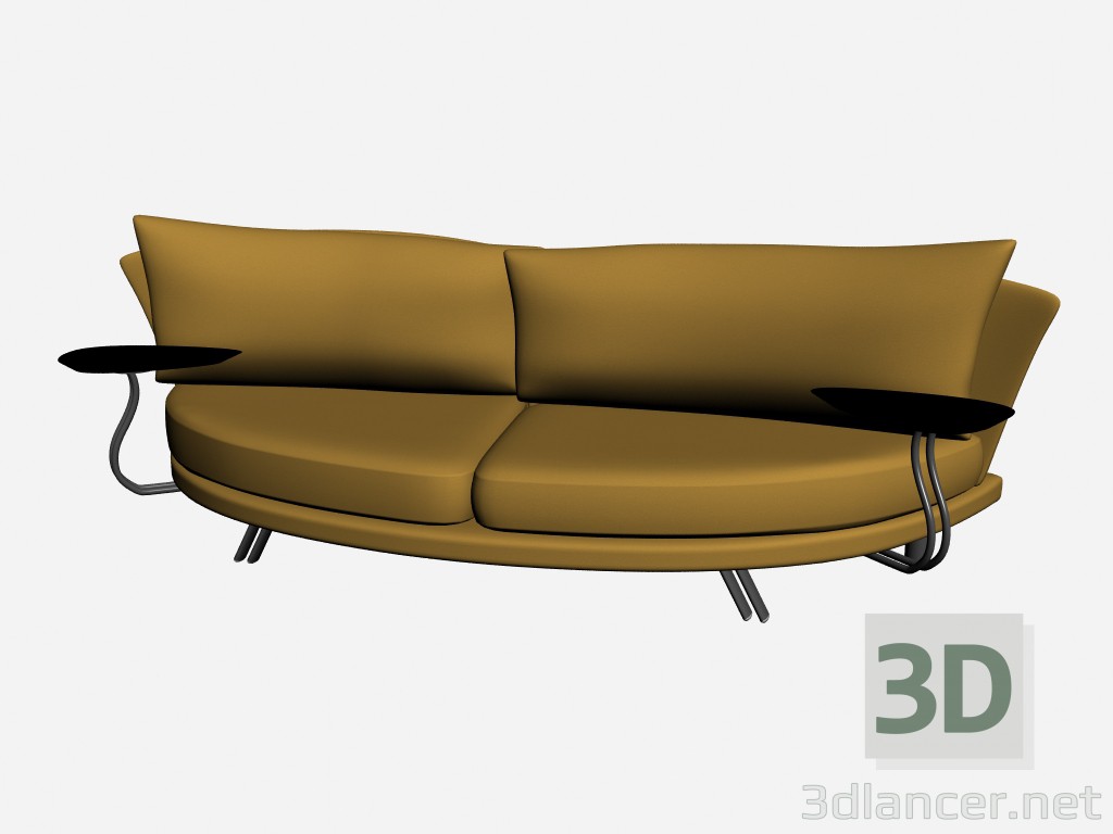 3d model Sofá Super roy 7 - vista previa