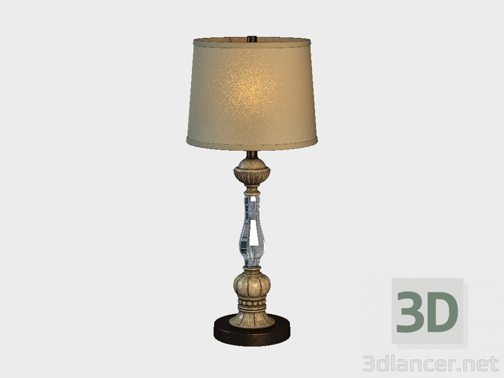 modello 3D Lampada da tavolo aprile lampada (TL070-AKD-1) - anteprima