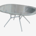 3D modeli Yemek masası oval Şube Masası - önizleme