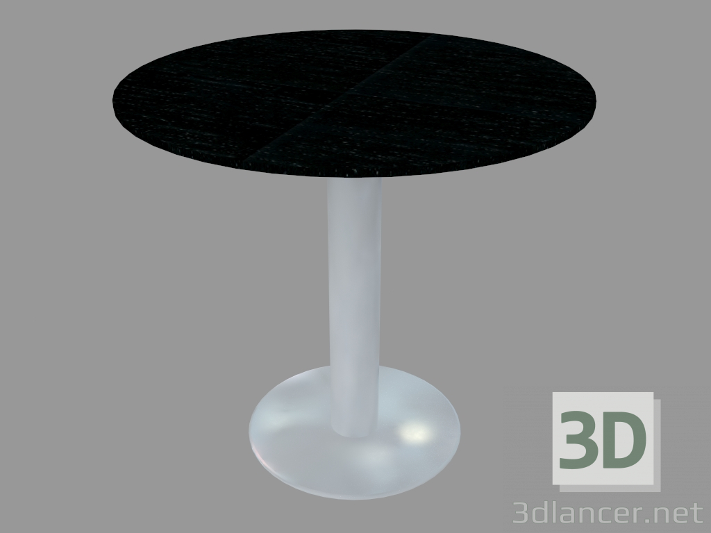 3d model Dining table (black stained ash D80) - preview