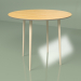 modèle 3D Table de cuisine Spoutnik 90 cm placage (café) - preview