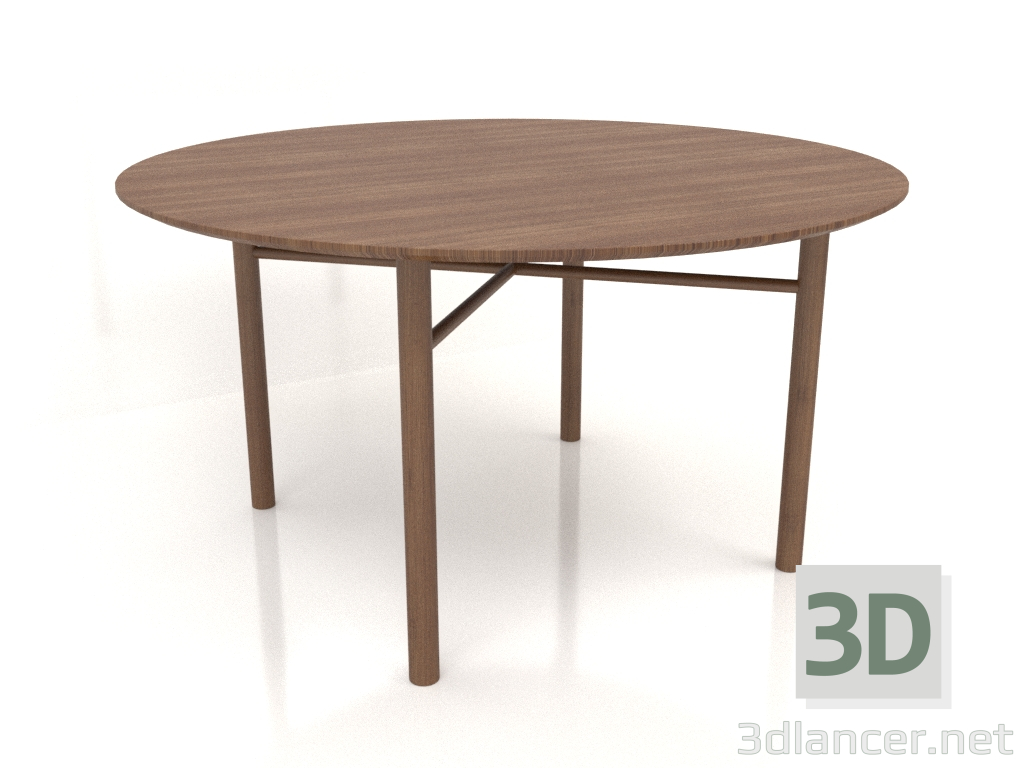 Modelo 3d Mesa de jantar DT 02 (opção 1) (D=1400x750, madeira castanha clara) - preview