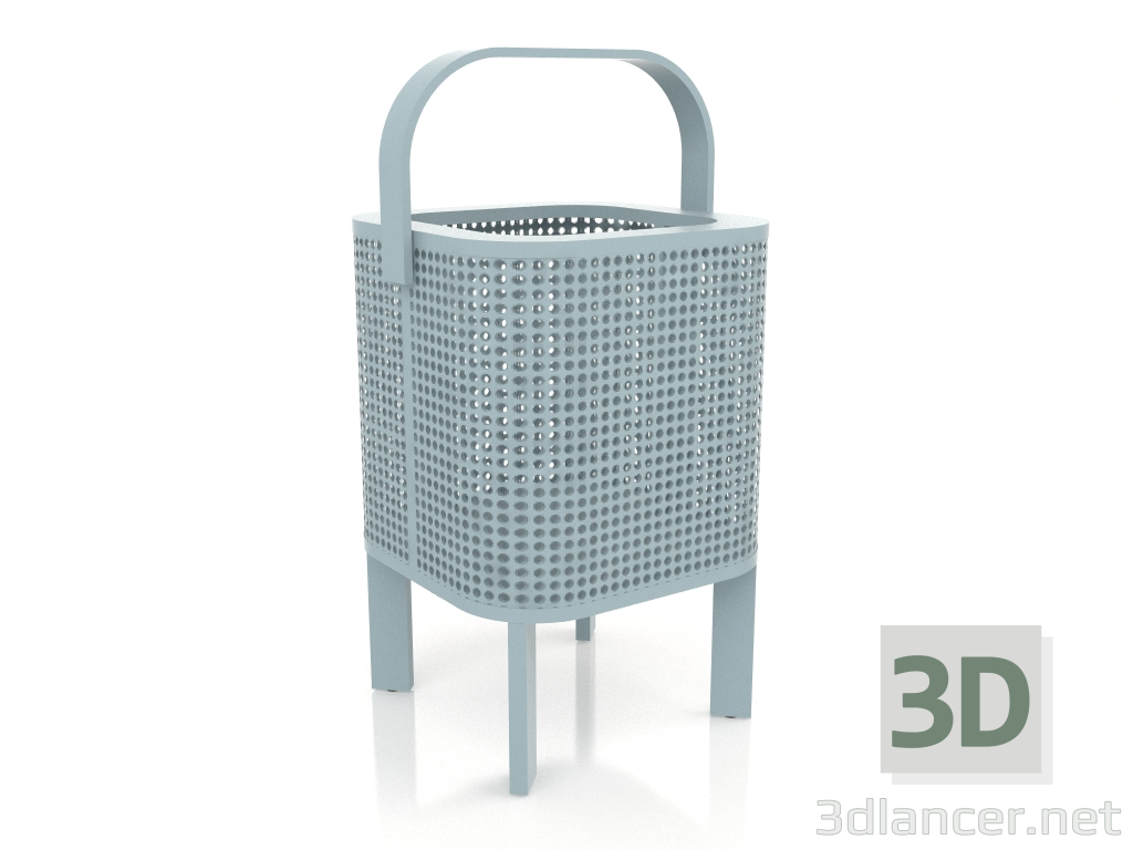 3D modeli Mum kutusu 1 (Mavi gri) - önizleme