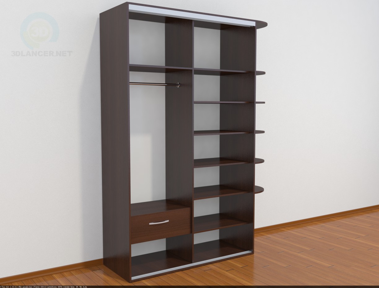 3d model Simple cupboard - preview 3d model Simple cupboard - preview