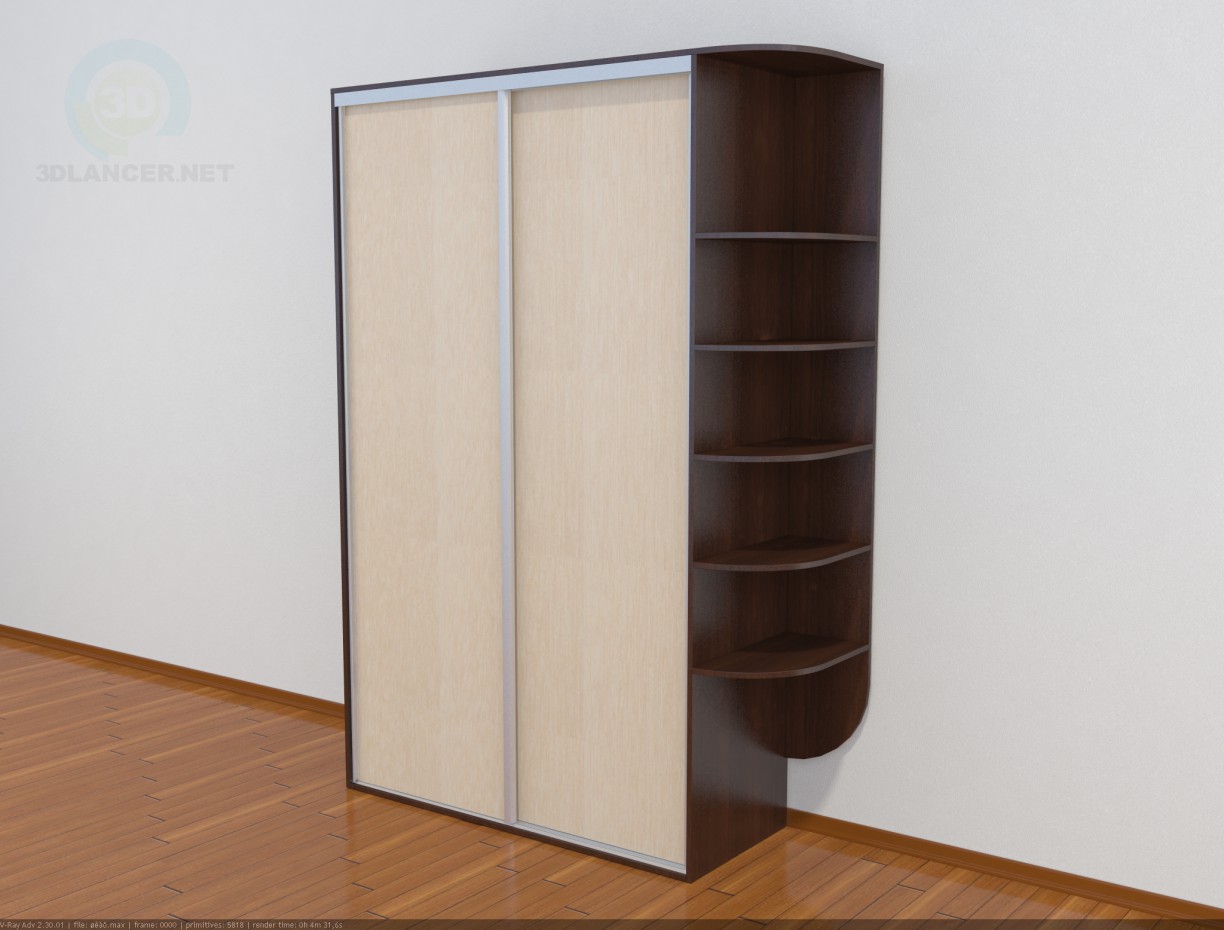 3d model Simple cupboard - preview 3d model Simple cupboard - preview