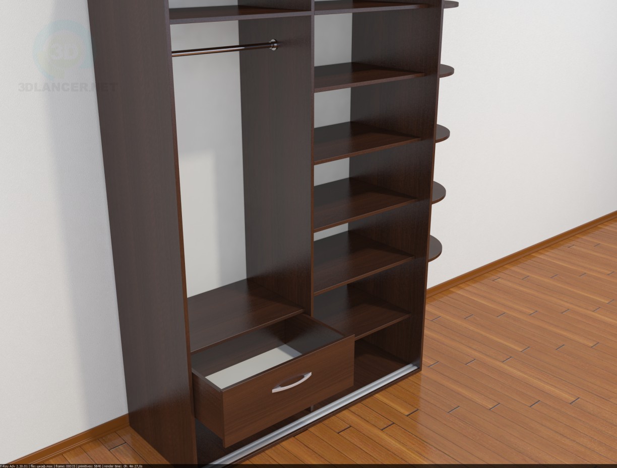 3d model Simple cupboard - preview 3d model Simple cupboard - preview