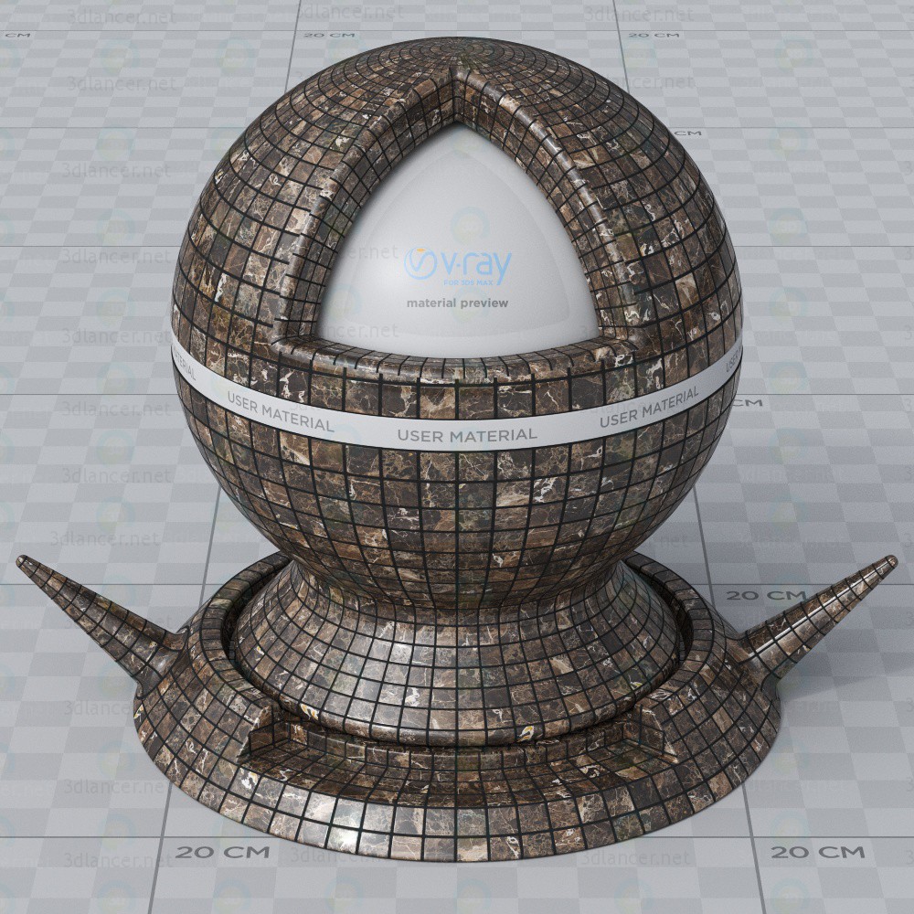 3d model Billets for the V-Ray material - preview 3d model Billets for the V-Ray material - preview