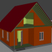 3D modeli kulübe - önizleme