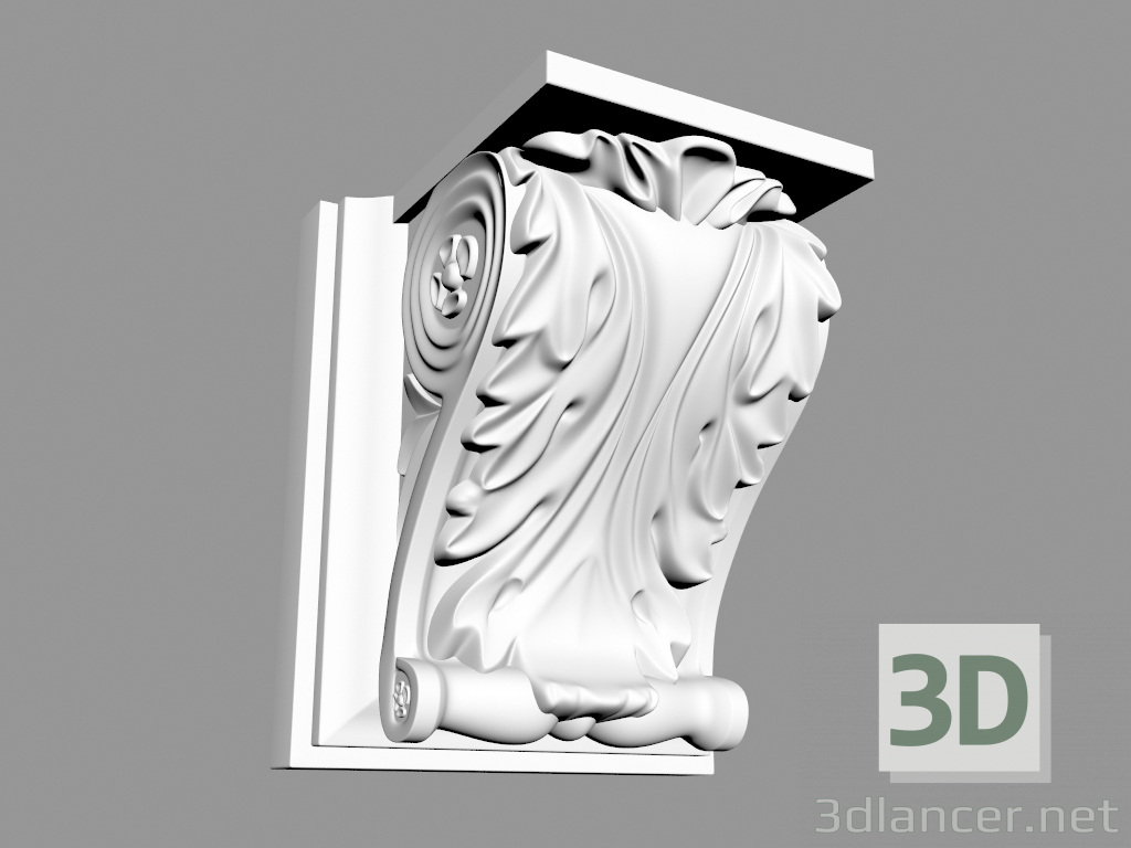 3D modeli Braketi (KP11) - önizleme