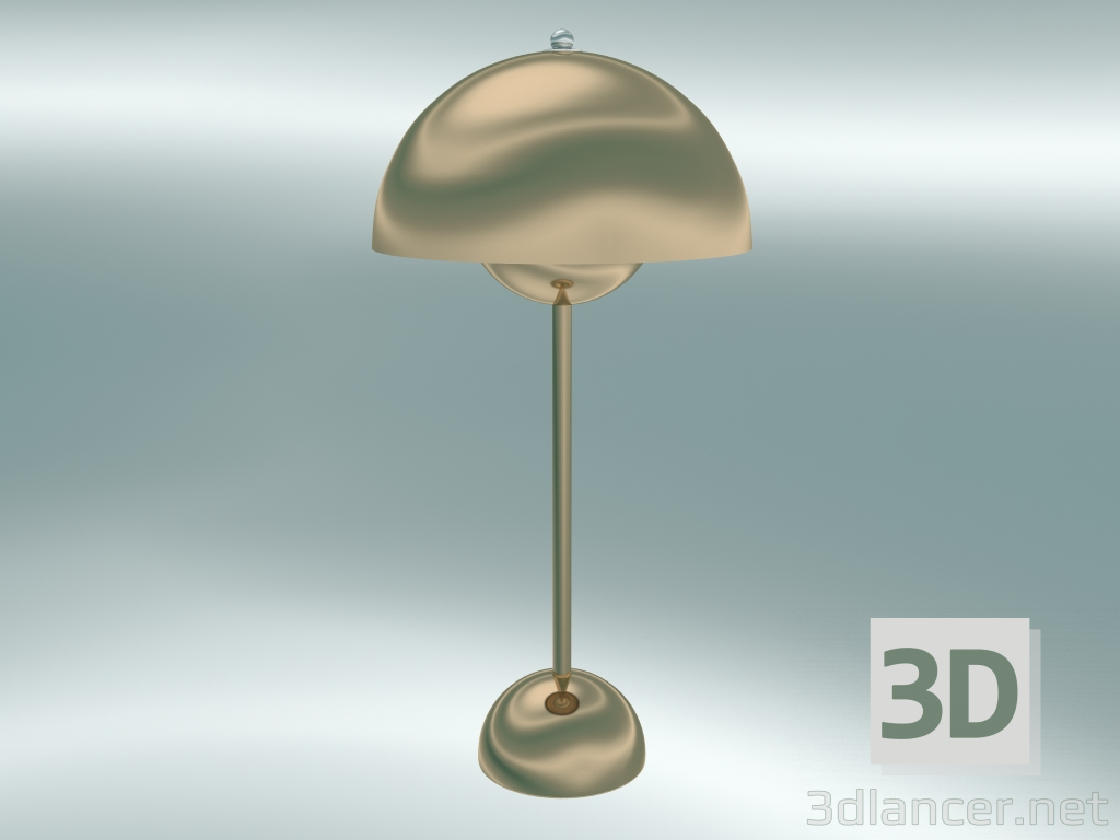 modello 3D Lampada da tavolo Vaso da fiori (VP3, Ø23cm, H 50cm, ottone lucido) - anteprima