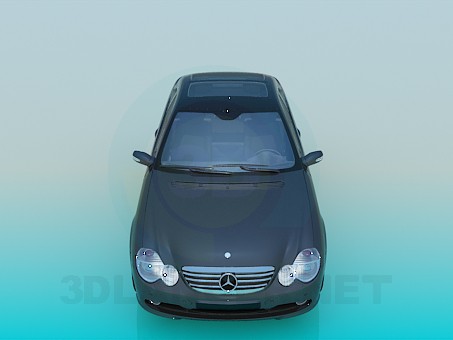 3d model The mercedes car - preview 3d model The mercedes car - preview