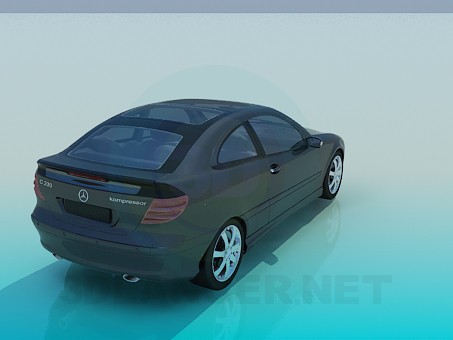 3d model The mercedes car - preview 3d model The mercedes car - preview