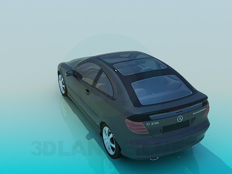 3d model The mercedes car - preview 3d model The mercedes car - preview