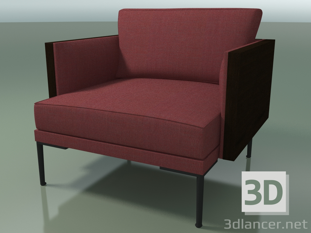 modèle 3D Chaise simple 5211 (Wengé) - preview