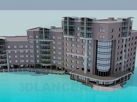 modelo 3D Comunidad residencial - escuchar modelo 3D Comunidad residencial - escuchar