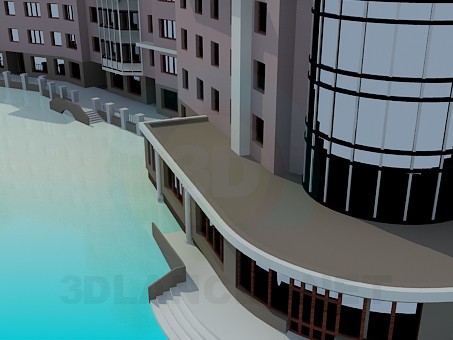 modelo 3D Comunidad residencial - escuchar modelo 3D Comunidad residencial - escuchar