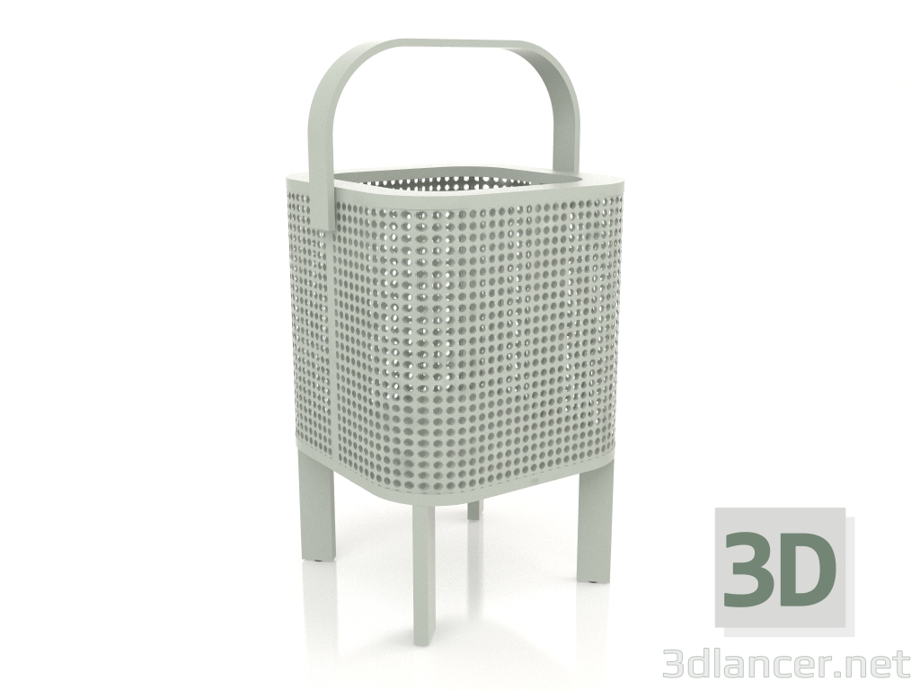 3D Modell Box für Kerzen 1 (Zementgrau) - Vorschau