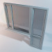 3D Modell Kunststoff Balkon block - Vorschau