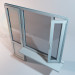 3D Modell Kunststoff Balkon block - Vorschau